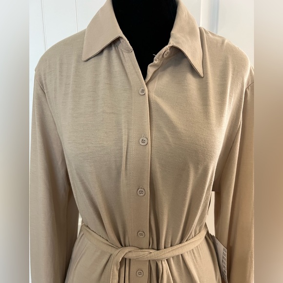 Lularoe tan belted shirt dress - Picture 2 of 4